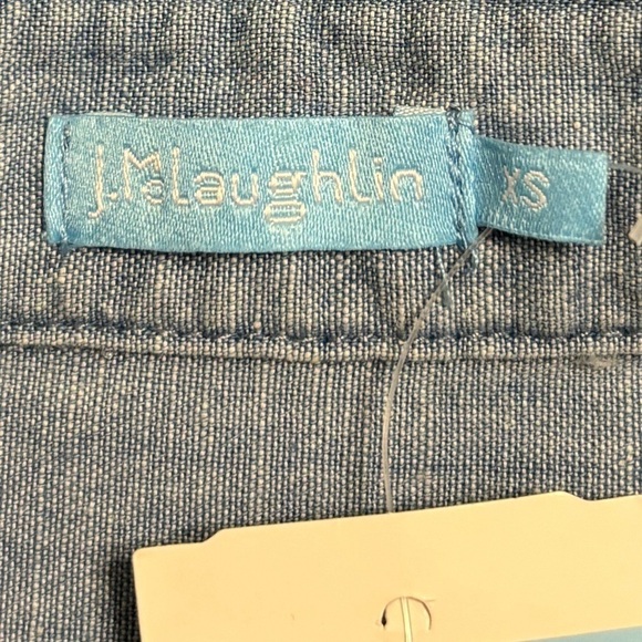 NWT J. McLaughlin Arissa Dress In Chambray Solid Women's Size XS - Picture 7 of 8